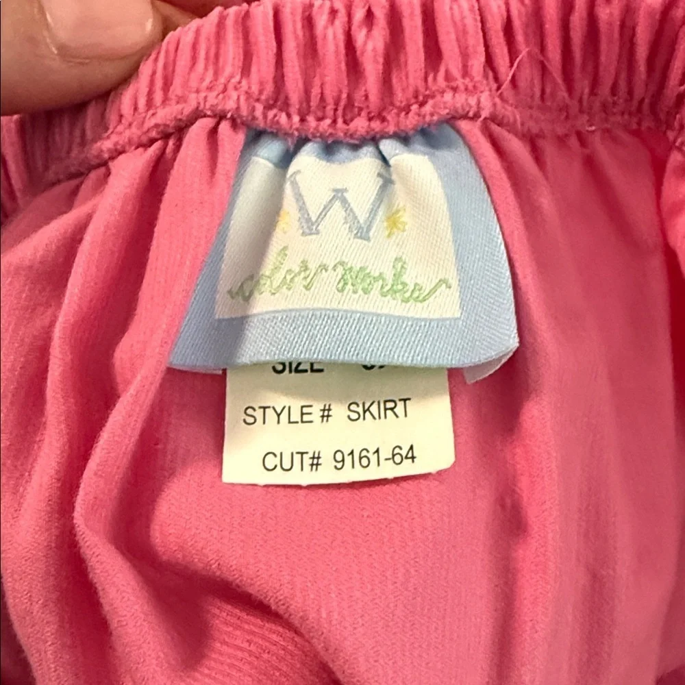 Girls pink corduroy SKIRT size 10 NWOT elastic banded waist